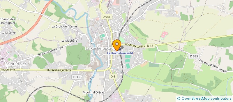 localisation de l'entreprise HOLDING ANGARA à LA ROCHEFOUCAULD-EN-ANGOUMOIS