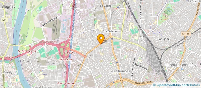 localisation de l'entreprise HOLDING ANGELE  TOULOUSE