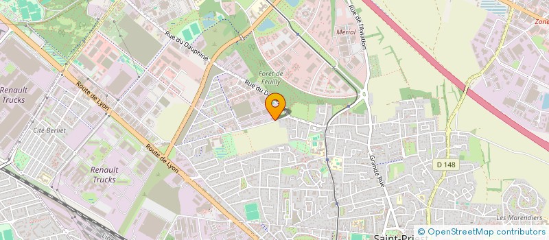 localisation de l'entreprise HOLDING ANGLADE  SAINT-PRIEST