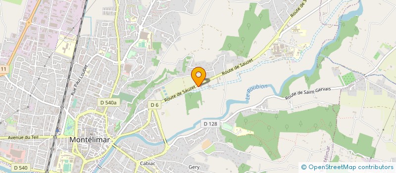 localisation de l'entreprise HOLDING ANIANE  MONTELIMAR