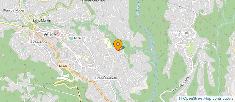 localisation de l'entreprise HOLDING ANIMATRICE  &  SOCIETE DE CONSEILS INDUSTRIELS FROID MARITIME  PAPA PENGUIN  VENCE