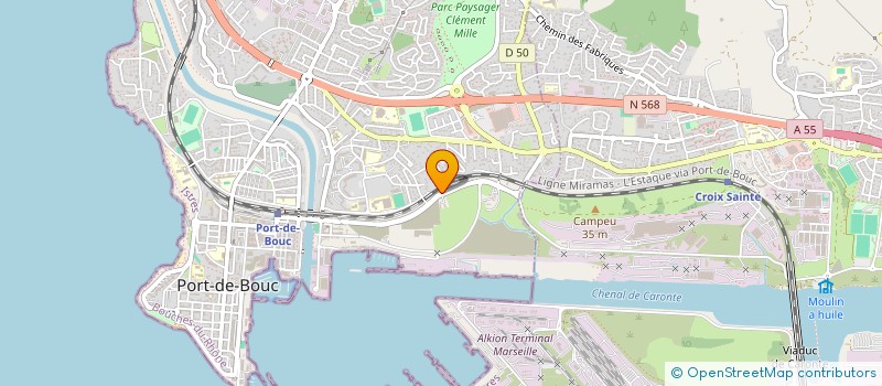 localisation de l'entreprise HOLDING ANITI  PORT-DE-BOUC