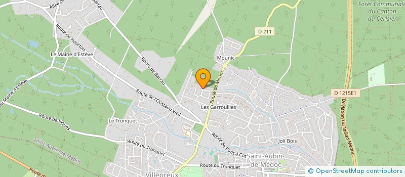 localisation de l'entreprise HOLDING ANJALINE  SAINT-AUBIN-DE-MEDOC