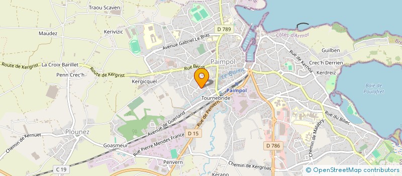 localisation de l'entreprise HOLDING ANNE  PLEUBIAN