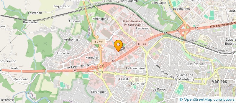 localisation de l'entreprise HOLDING ANNE FILY à VANNES