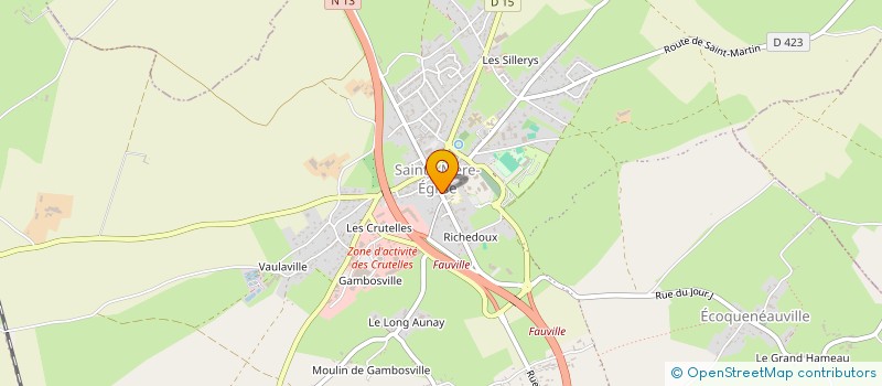 localisation de l'entreprise HOLDING ANQUETIL  SAINTE-MERE-EGLISE