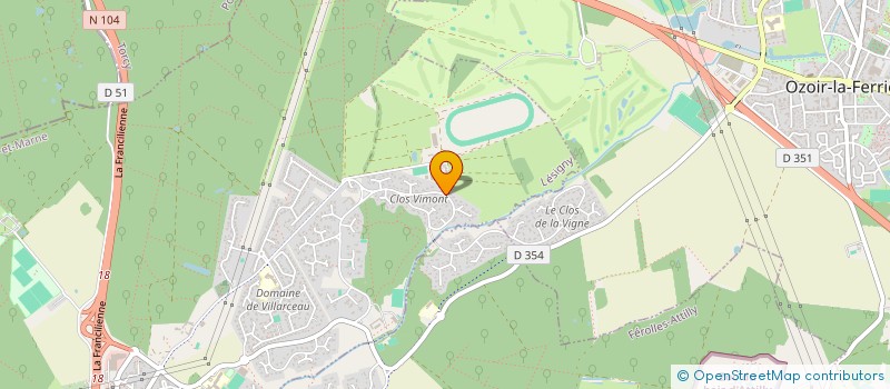 localisation de l'entreprise HOLDING ANTHIKA BA  LESIGNY