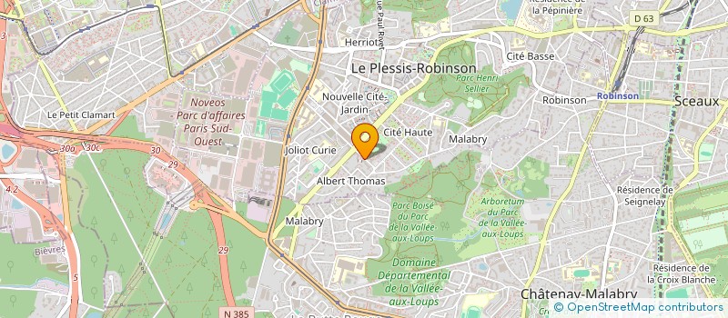 localisation de l'entreprise HOLDING ANTOINE ALBERTUS à LE PLESSIS-ROBINSON