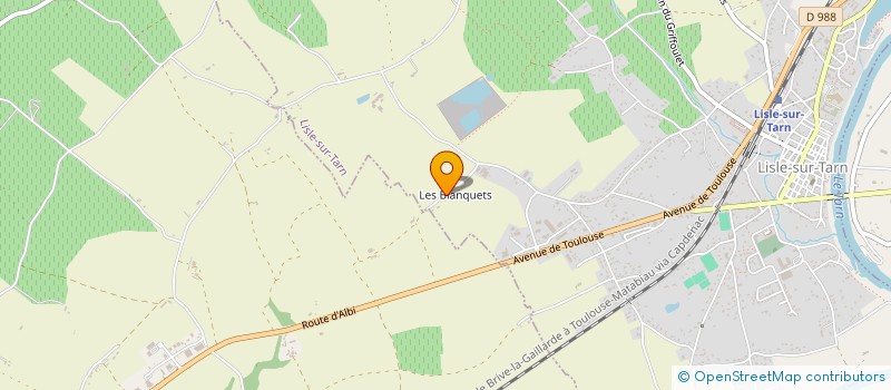 localisation de l'entreprise HOLDING ANTOINE BRUNO ET COMPAGNIE à LISLE-SUR-TARN
