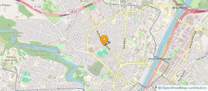 localisation de l'entreprise HOLDING ANTOINE LEGER à ANGERS