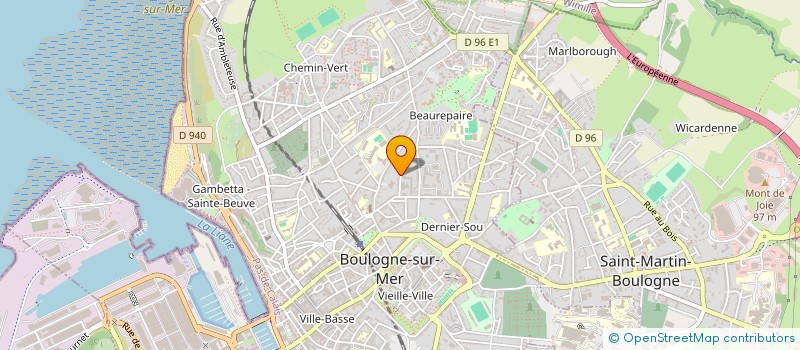 localisation de l'entreprise HOLDING ANTOINE TAVERNIER à BOULOGNE-SUR-MER