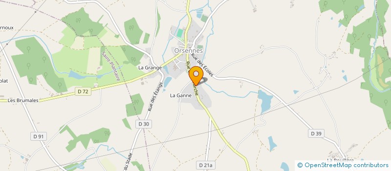 localisation de l'entreprise HOLDING ANTOLUCE 14/31 à ORSENNES