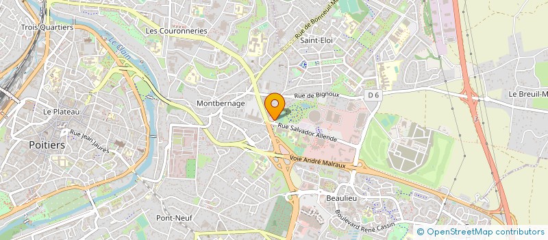 localisation de l'entreprise HOLDING ANTONCIC à POITIERS