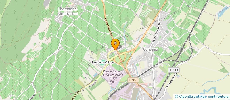 localisation de l'entreprise HOLDING AP  CHASSAGNE-MONTRACHET