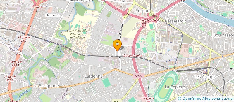 localisation de l'entreprise HOLDING APLUS DEVELOPMENT  TOULOUSE