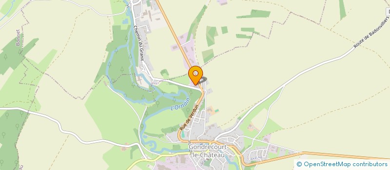 localisation de l'entreprise HOLDING APM à GONDRECOURT-LE-CHATEAU