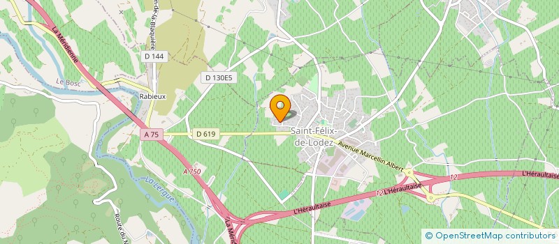 localisation de l'entreprise HOLDING ARAGON  SAINT-FELIX-DE-LODEZ