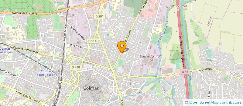 localisation de l'entreprise HOLDING ARCK HOUSE  COLMAR