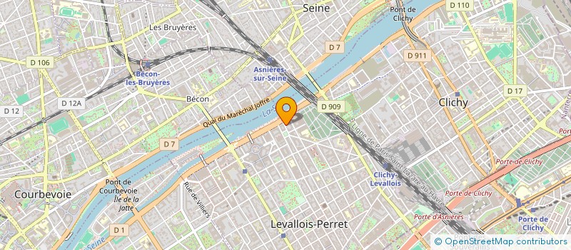 localisation de l'entreprise HOLDING ARGON  LEVALLOIS-PERRET