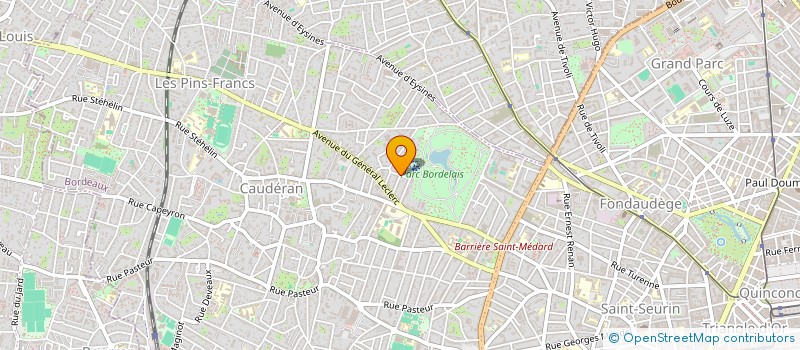 localisation de l'entreprise HOLDING ARPA  BORDEAUX