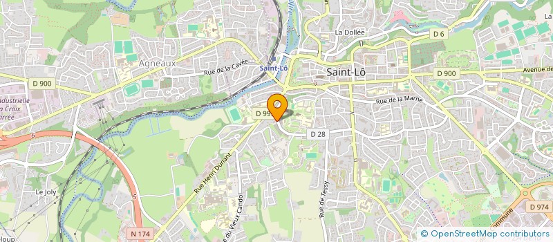 localisation de l'entreprise HOLDING ART  SAINT-LO