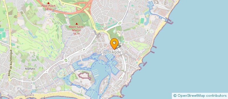 localisation de l'entreprise HOLDING ARTAUD  AGDE