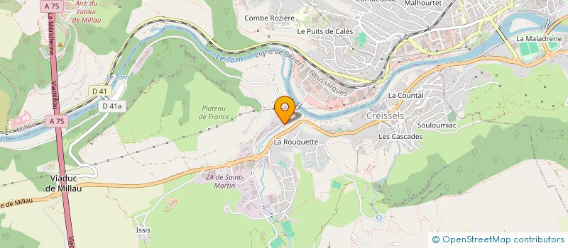 localisation de l'entreprise HOLDING ARTIK  CREISSELS