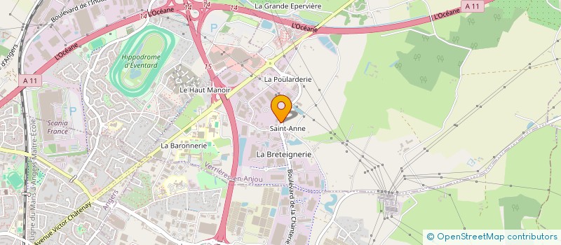 localisation de l'entreprise HOLDING AS2B à VERRIERES-EN-ANJOU