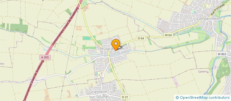 localisation de l'entreprise HOLDING ASALIA  PFULGRIESHEIM