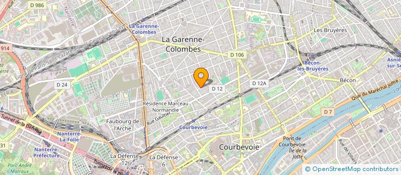 localisation de l'entreprise HOLDING ASF SAS à COURBEVOIE