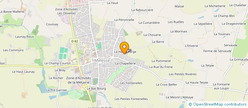 localisation de l'entreprise HOLDING ASSAM COUVE  MELESSE