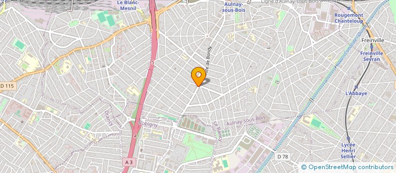 localisation de l'entreprise HOLDING ATHELIOS à AULNAY-SOUS-BOIS