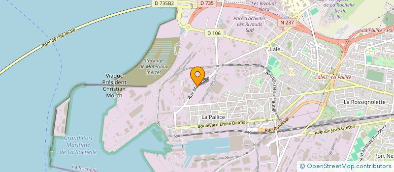 localisation de l'entreprise HOLDING ATLANTIQUE INVEST  LA ROCHELLE