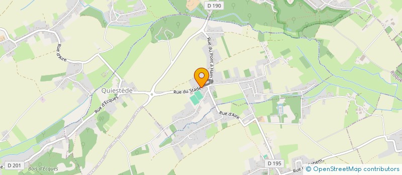 localisation de l'entreprise HOLDING AUBE  QUIESTEDE