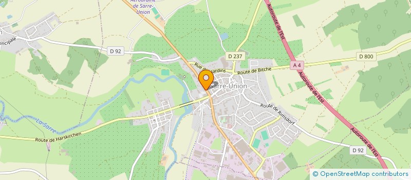 localisation de l'entreprise HOLDING AURISIA  SARRE-UNION