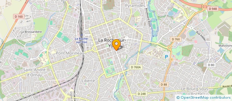 localisation de l'entreprise HOLDING AVANT'AGE  LA ROCHE-SUR-YON