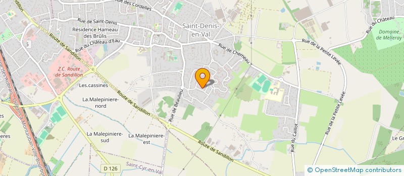 localisation de l'entreprise HOLDING AVAS à SAINT-DENIS-EN-VAL