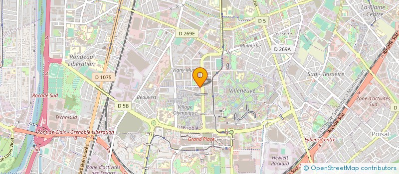 localisation de l'entreprise HOLDING AVENIR à GRENOBLE