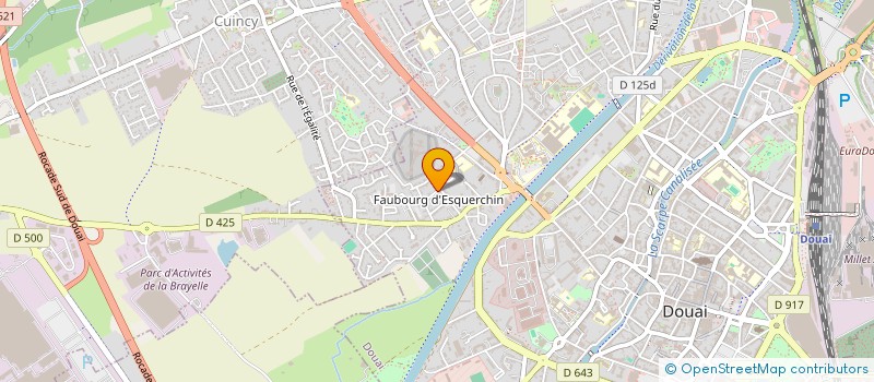 localisation de l'entreprise HOLDING AVENIR  DOUAI