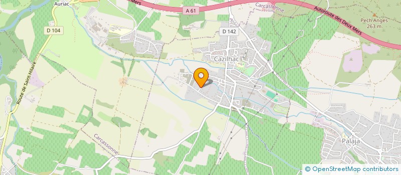 localisation de l'entreprise HOLDING AVENTURA  CAZILHAC