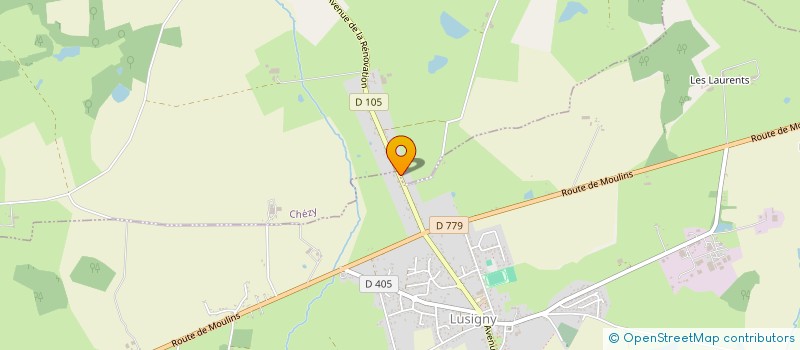 localisation de l'entreprise HOLDING AVFL  CHEZY