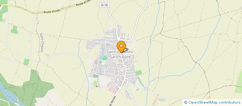 localisation de l'entreprise HOLDING AW  SAINT-CHAPTES