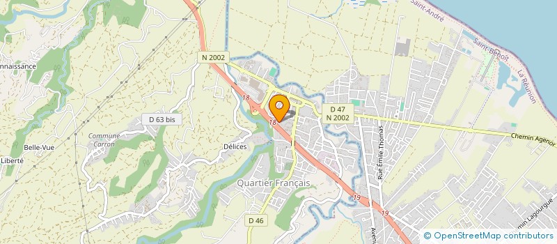 localisation de l'entreprise HOLDING AWALON  SAINTE-SUZANNE