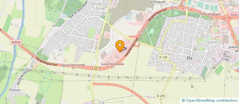 localisation de l'entreprise HOLDING AXEOS  FLEURY-SUR-ORNE