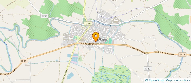 localisation de l'entreprise HOLDING AYRIVIE  CAPESTANG