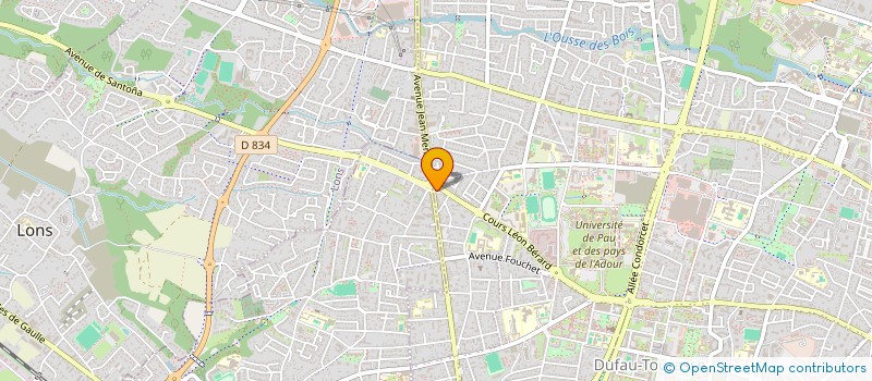 localisation de l'entreprise HOLDING AZUR à PAU