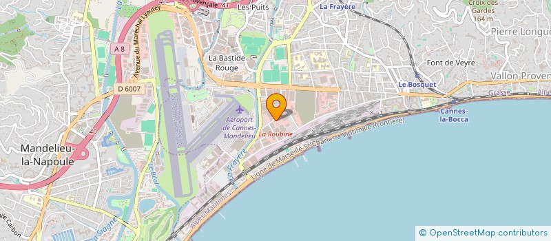 localisation de l'entreprise HOLDING AZUR COMMERCE  CANNES