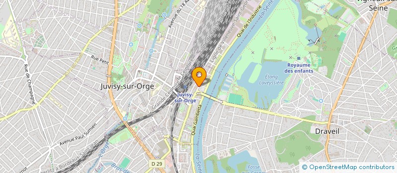 localisation de l'entreprise HOLDING B 2021  RIS-ORANGIS