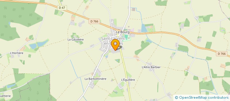 localisation de l'entreprise HOLDING B. CHARTIER  SAINT-LAURENT-EN-GATINES