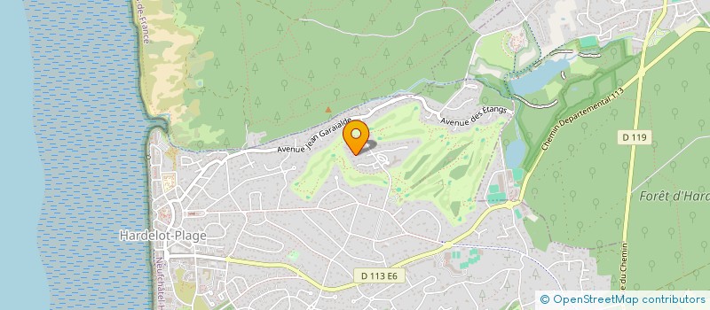 localisation de l'entreprise HOLDING B.P.F  NEUFCHATEL-HARDELOT